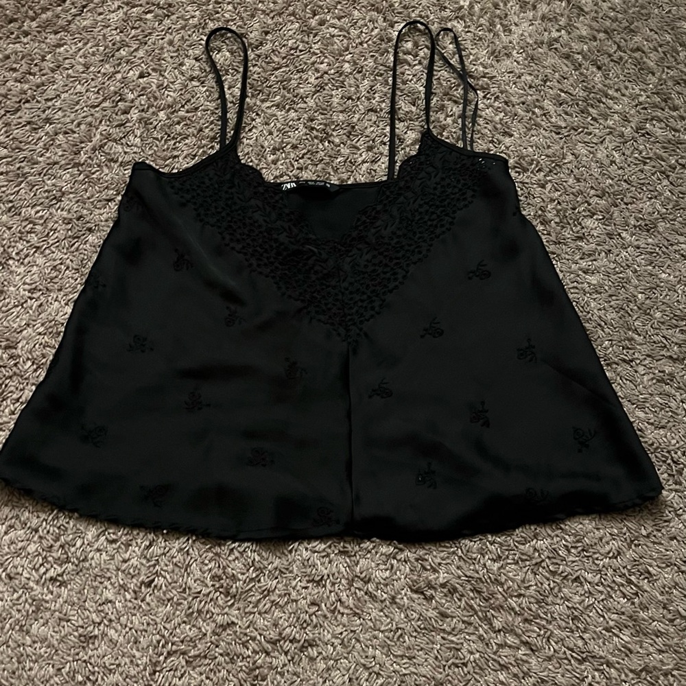 Black tank top